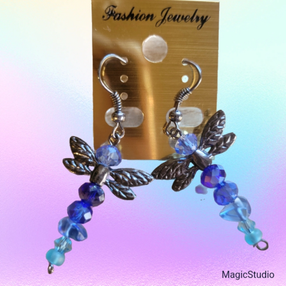 Dragonfly earrings